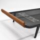 Daybed Auping Cleopatra by Dick Cordemeijer, black steel and teak, 1950s