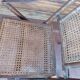 Set of 4 folding chairs old colonial style