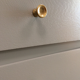 Commode vintage gris safran