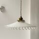 Suspension en opaline blanche