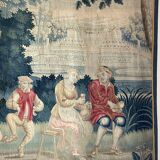 Tapisserie De Lille En Laine Et Soie Du 18° Siècle d'Après Teniers De l'Ate