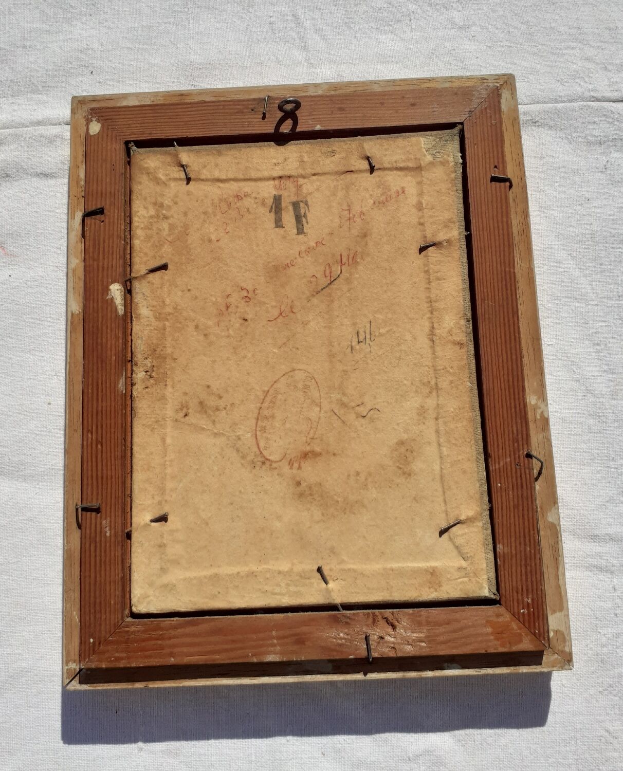 Small painting by Claire Olivier Tiberghien