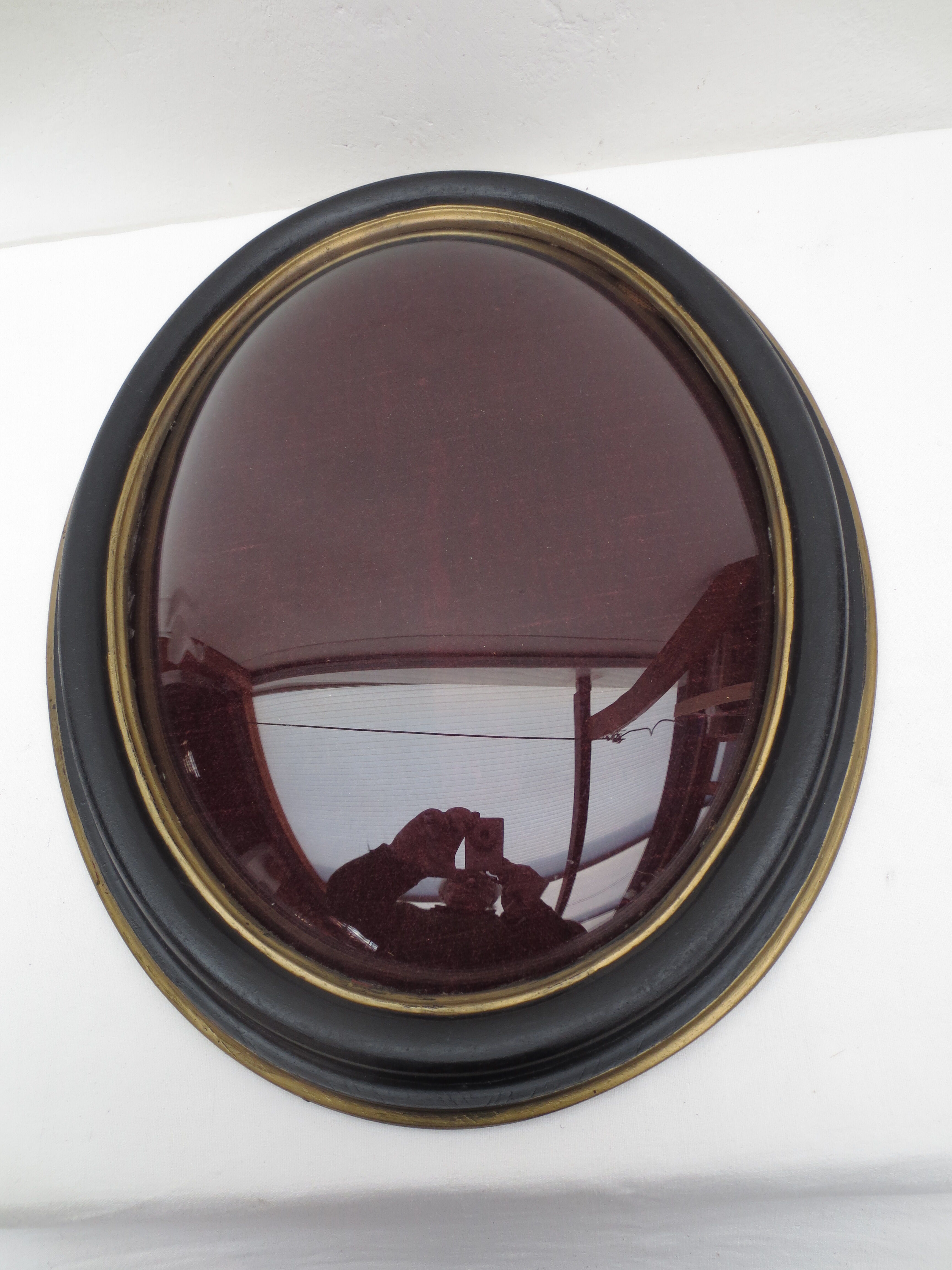 Napoleon III bulging oval frame