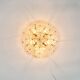 Mid-Century Floral Murano Glass Flush Mount by Ernst Palme for Palwa, Germany, 1960s
