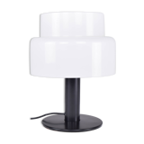 Codialpo Mid-Century Modern Black and White Lucite Seta Table Lamp, Spain, 1970