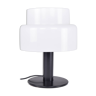 Codialpo Mid-Century Modern Black and White Lucite Seta Table Lamp, Spain, 1970