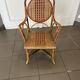 Rattan armchairs for children bistro style