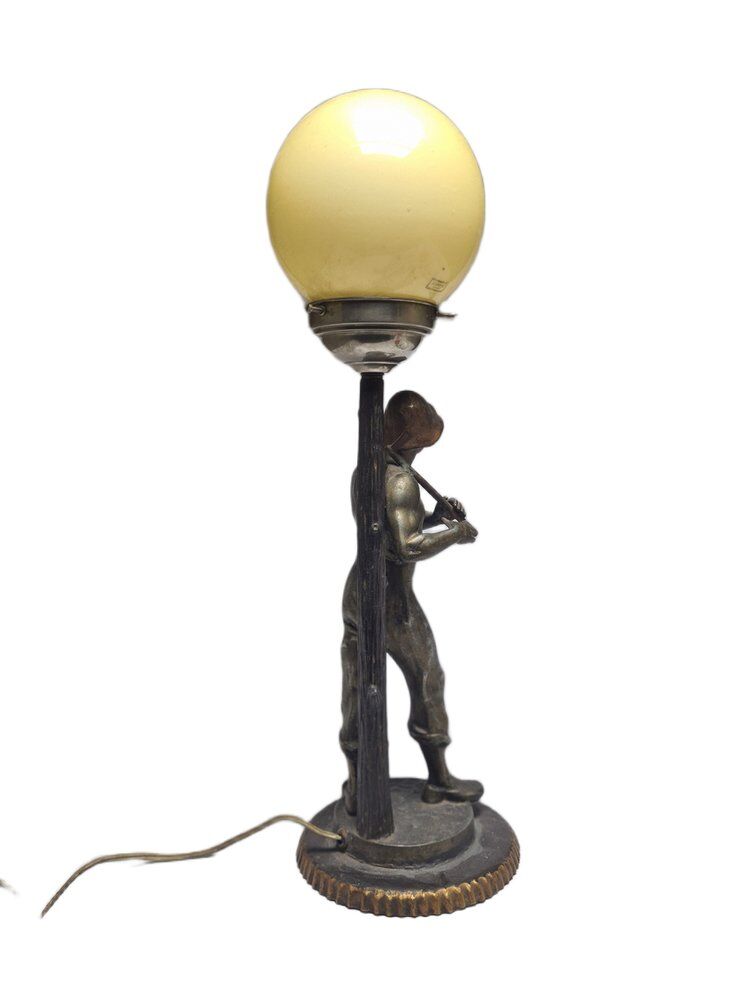 Art Deco bedside lamp, Poland, 1950s