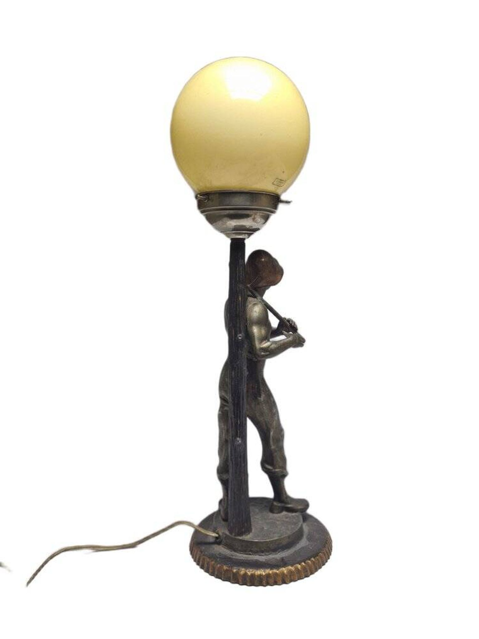 Lampe de chevet Art Déco, Pologne, années 1950