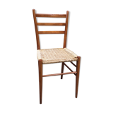 Italian chair in rope and wood