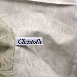 4 serviettes Palmier de chez Christofle satin de coton