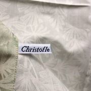 4 Christofle Palmier cotton satin napkins