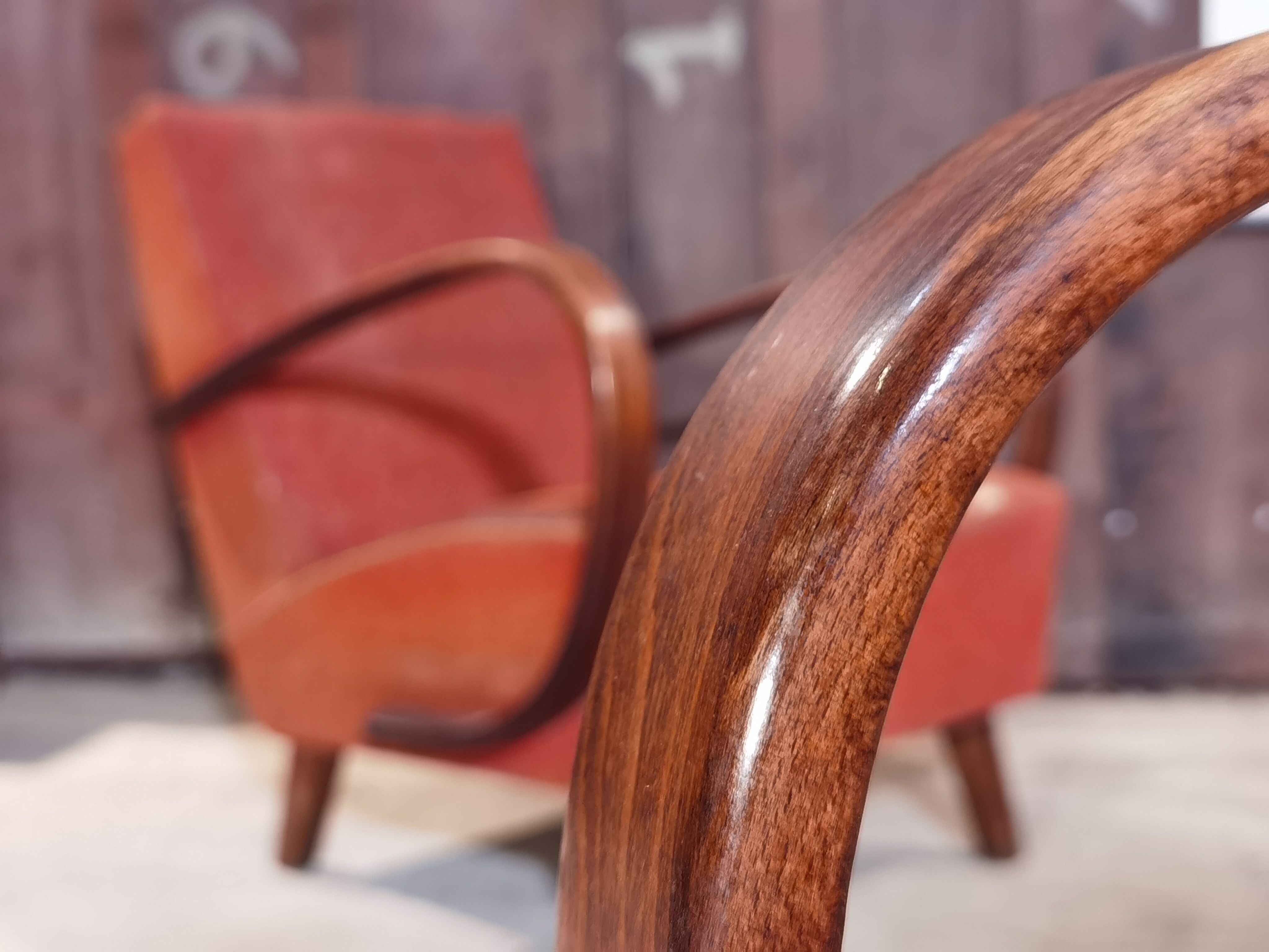 Pair of armchairs Jindřich Halabala Model 410