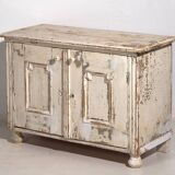 Petite armoire blanche ancienne (c.1900) #48