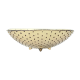 Bol Vintage en Verre à Clous en Forme de Larme, 1970s