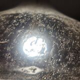 Designer drop pendant in blown and bubbled glass, Capital Lighting