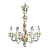 large Murano glass chandelier Venice.