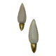 Pair of Ezan plume wall lights