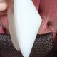 Plafonnier verre pointe diamant Habitat vintage neuf