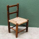 Straw children's chair