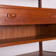 Mid century danish teak modular wall unit, 1960s