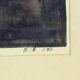 Ensemble de 2 peintures sur papier, signées Sestak 1972