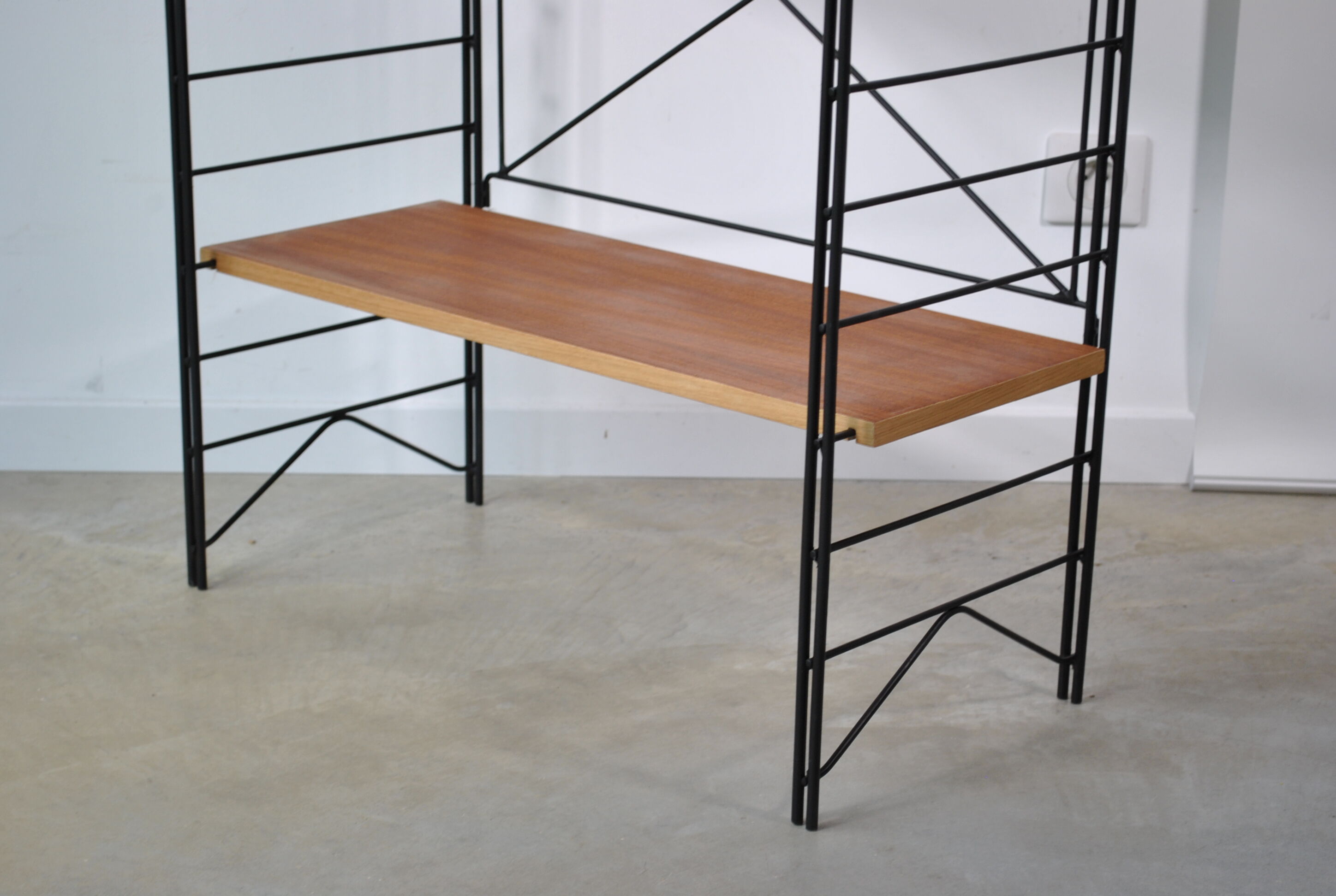 Library shelves 1960