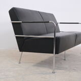 Leather sofa & armchair by Gunilla Allard 1990's