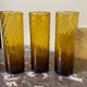 Vintage amber glasses