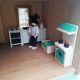 Maison de poupées vintage bois