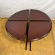 Vintage G-Plan Round Coffee Table & 4 Nested Stools | 1970s | Mahogany & Gl