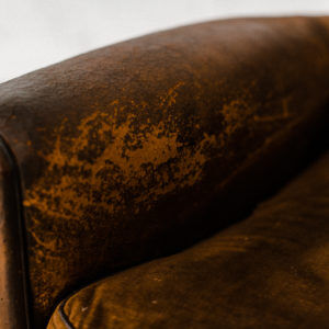 Vintage leather club chair