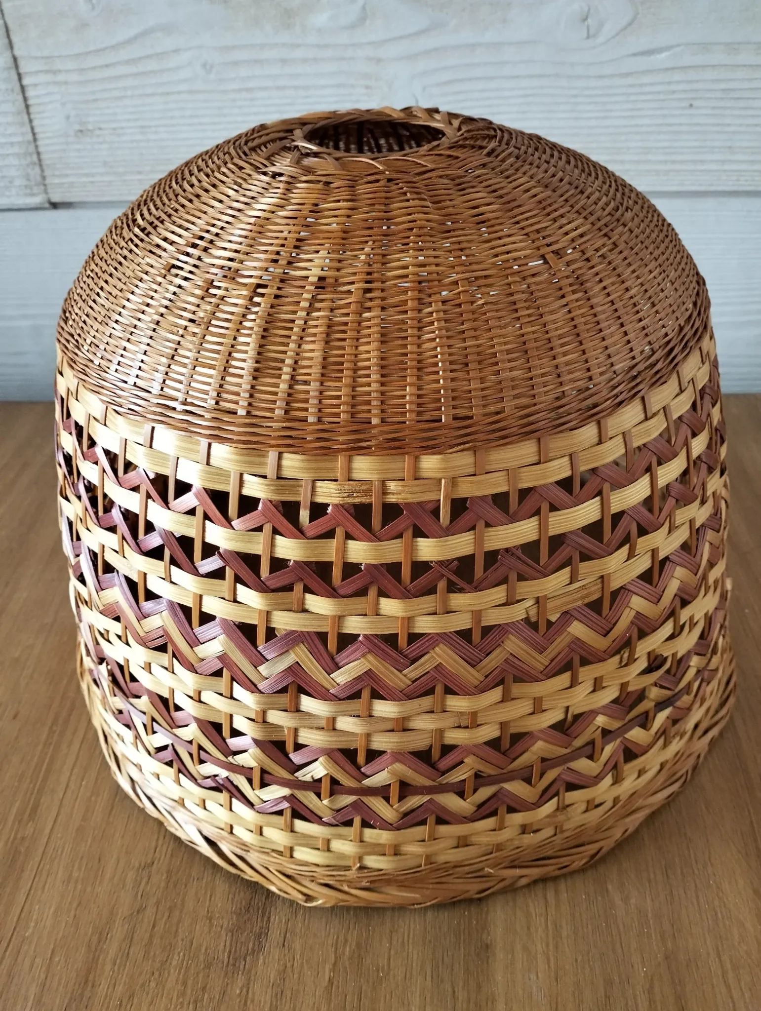 Abat-jour suspension bambou/rotin