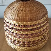 Abat-jour suspension bambou/rotin