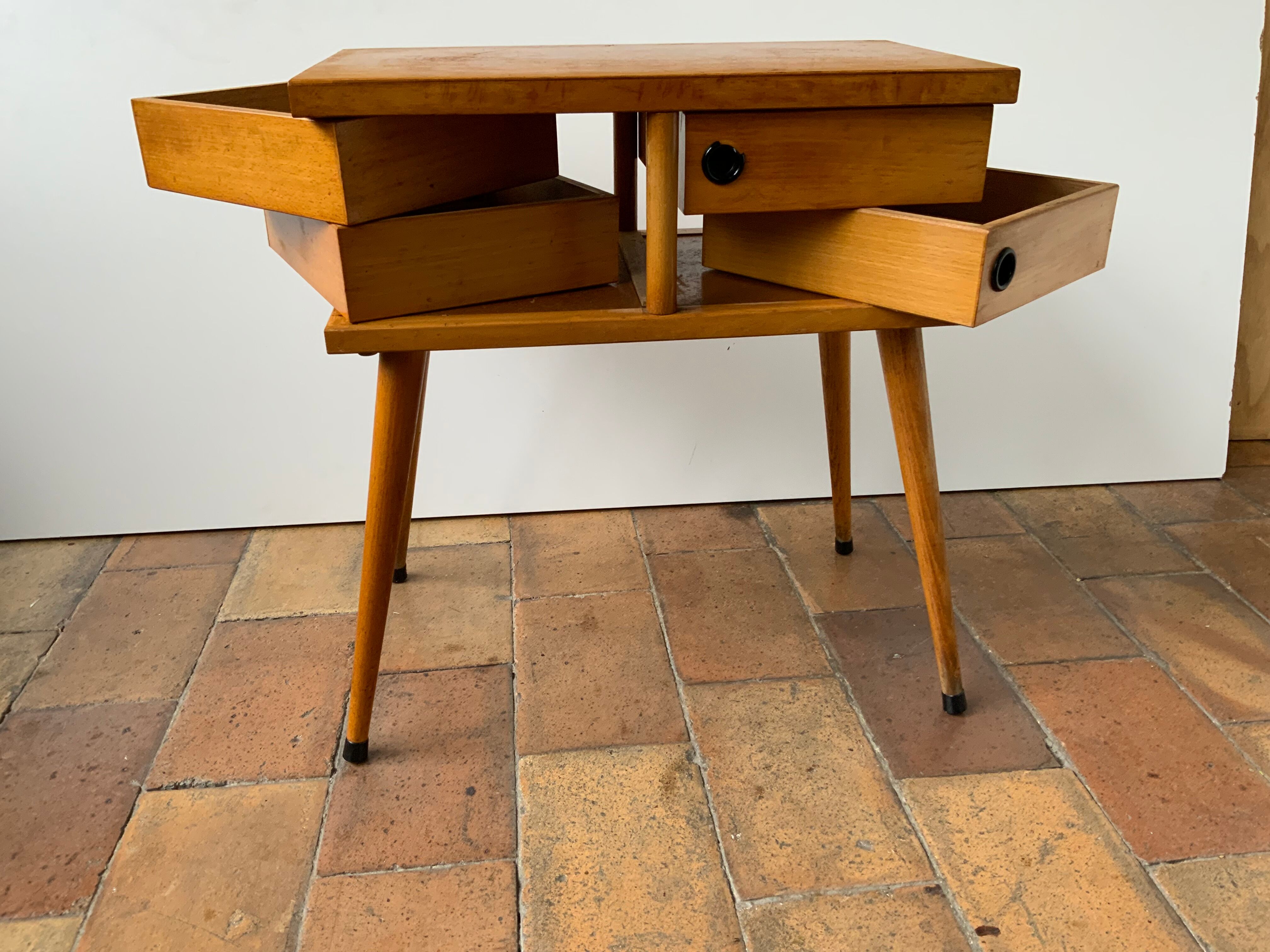 Vintage bedside table