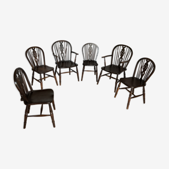 Chaises et fauteuils Windsor début XXème