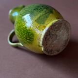 Glazed earthenware pitcher vase 1950
