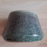 Vase en grès moucheté