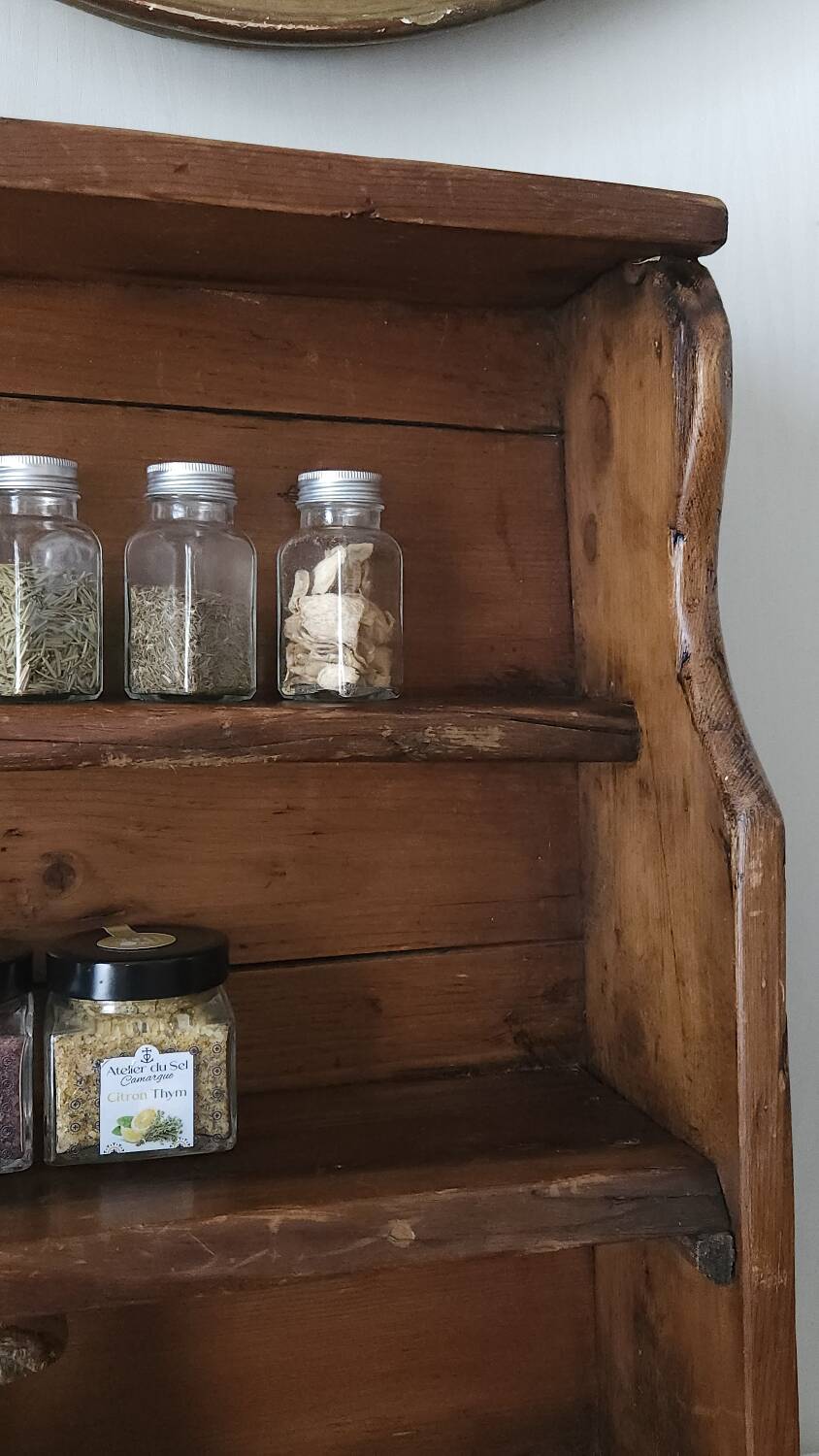 Old country wall shelf