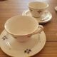 2 cups and saucers Keralux Boch Frères Belgium
