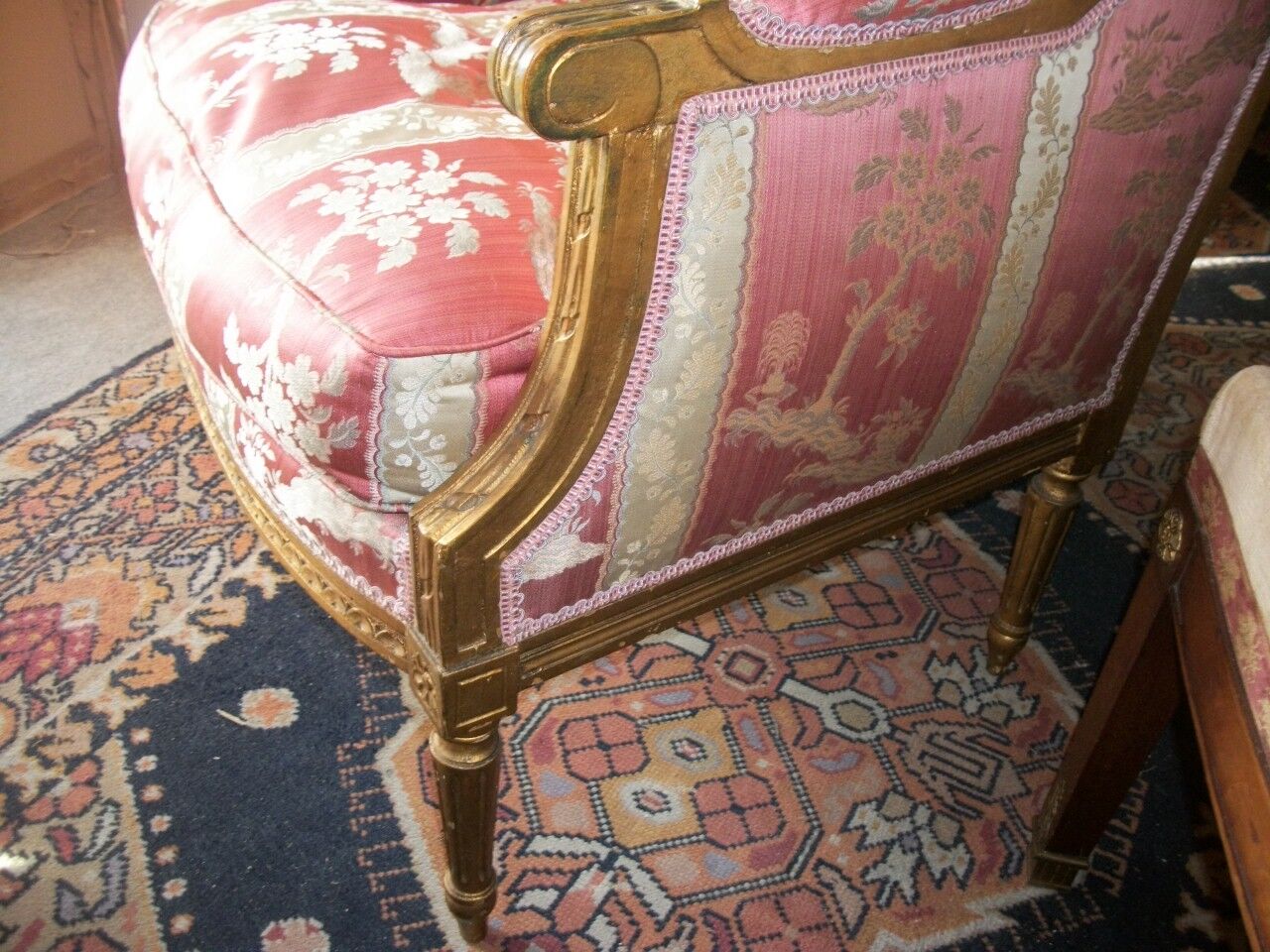 Pair of shepherdess armchairs