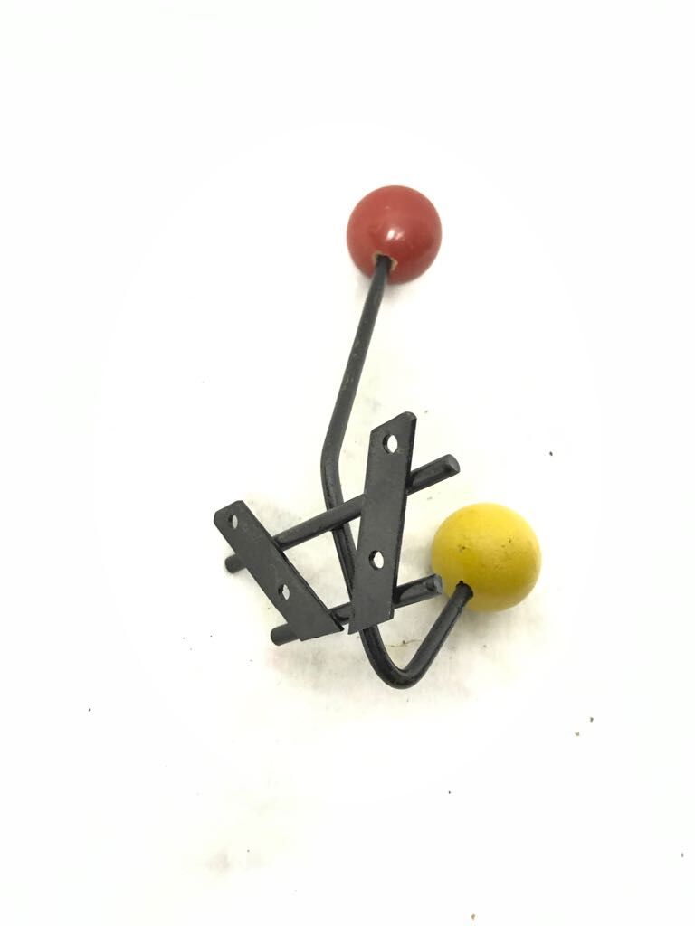 Wearing coats vintage 60s 2 hooks