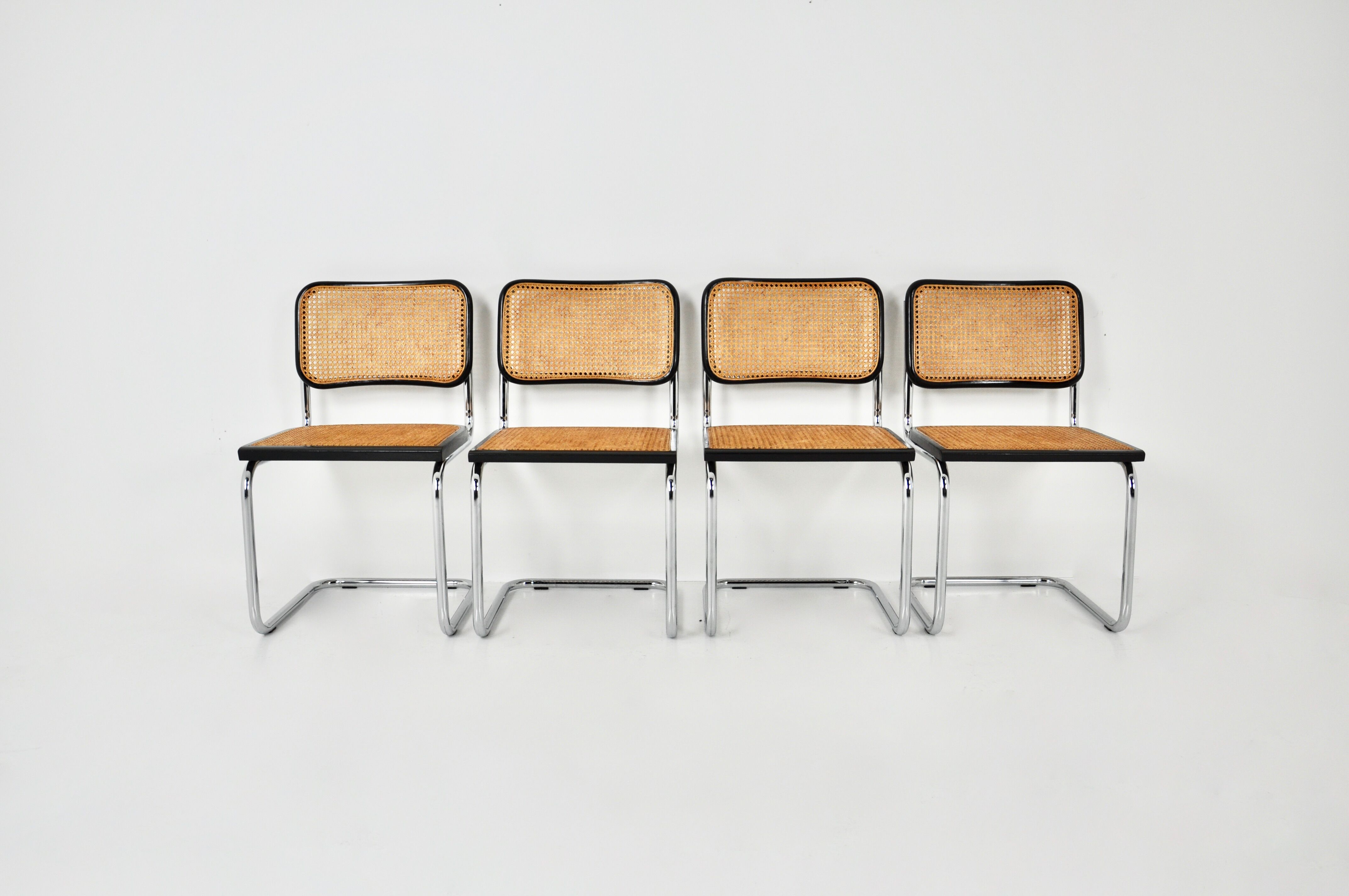 Dining chairs Style B32 by Marcel Breuer lot of 4