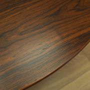 Round rosewood coffee table, Danish design, 1970s, made in Denmark