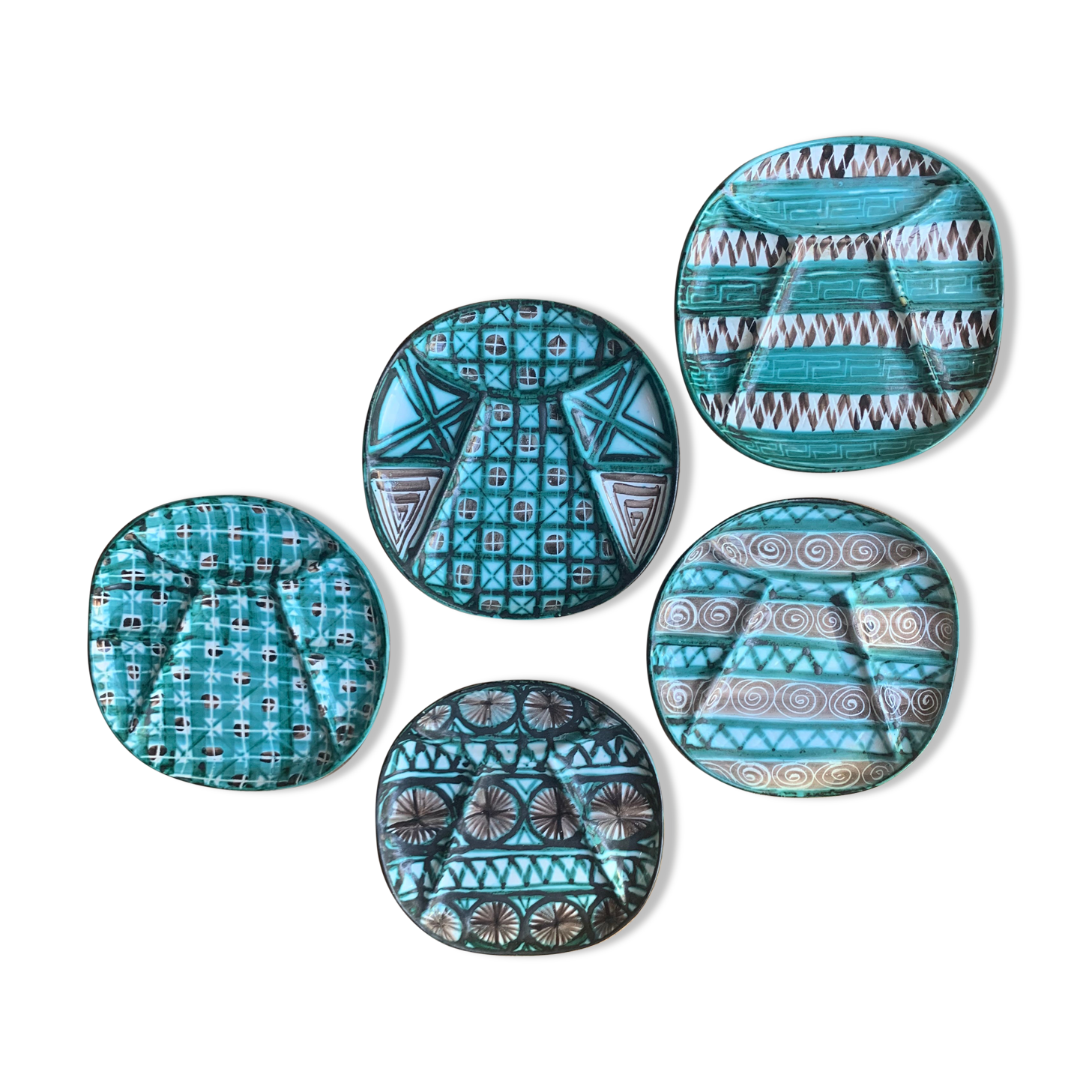 Vallauris plates by Robert Picault