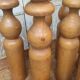 Old vintage wooden bowling game
