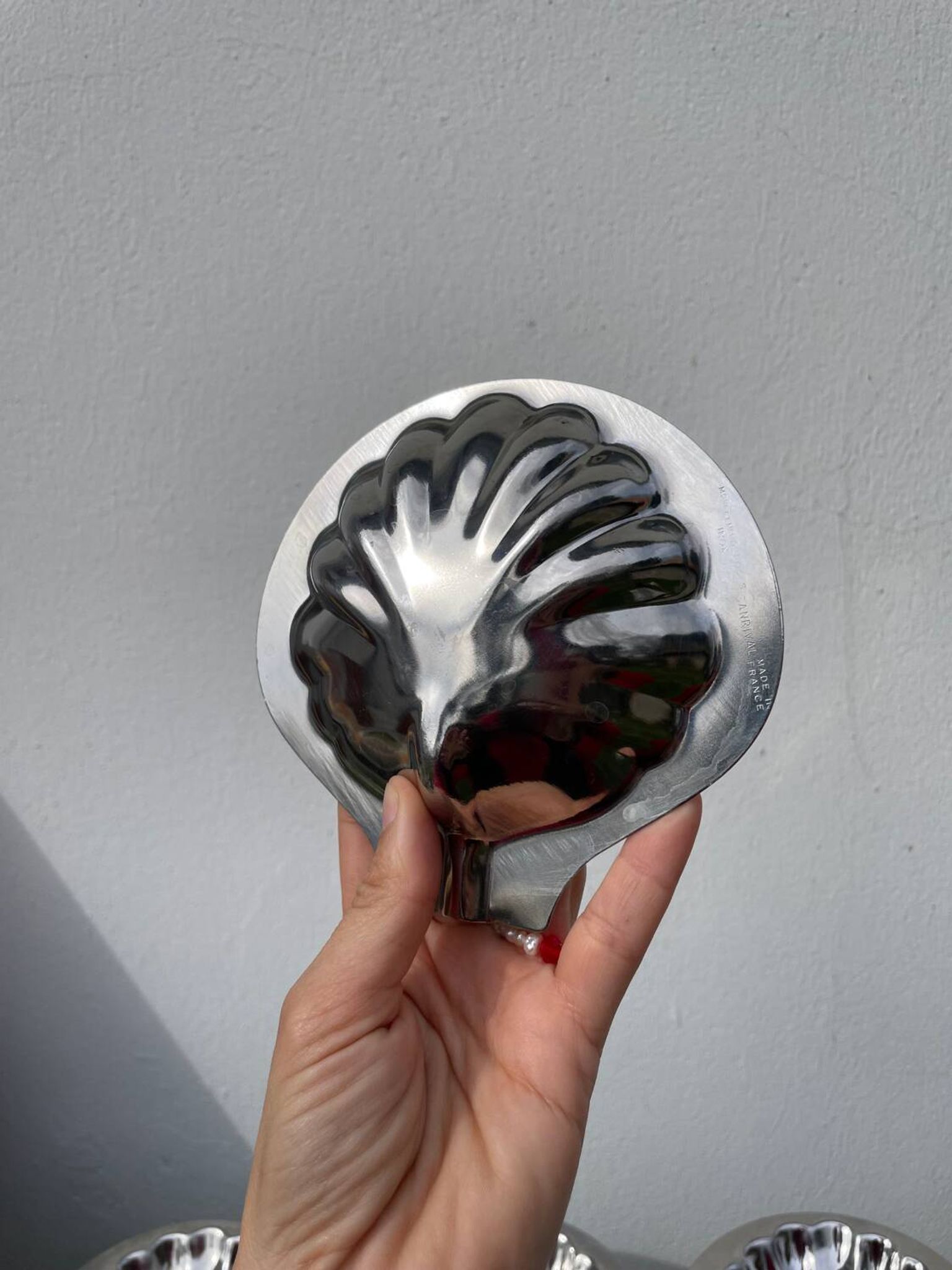 8 coupelles coquillage en inox