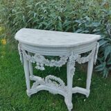 console en bois style louis xvi