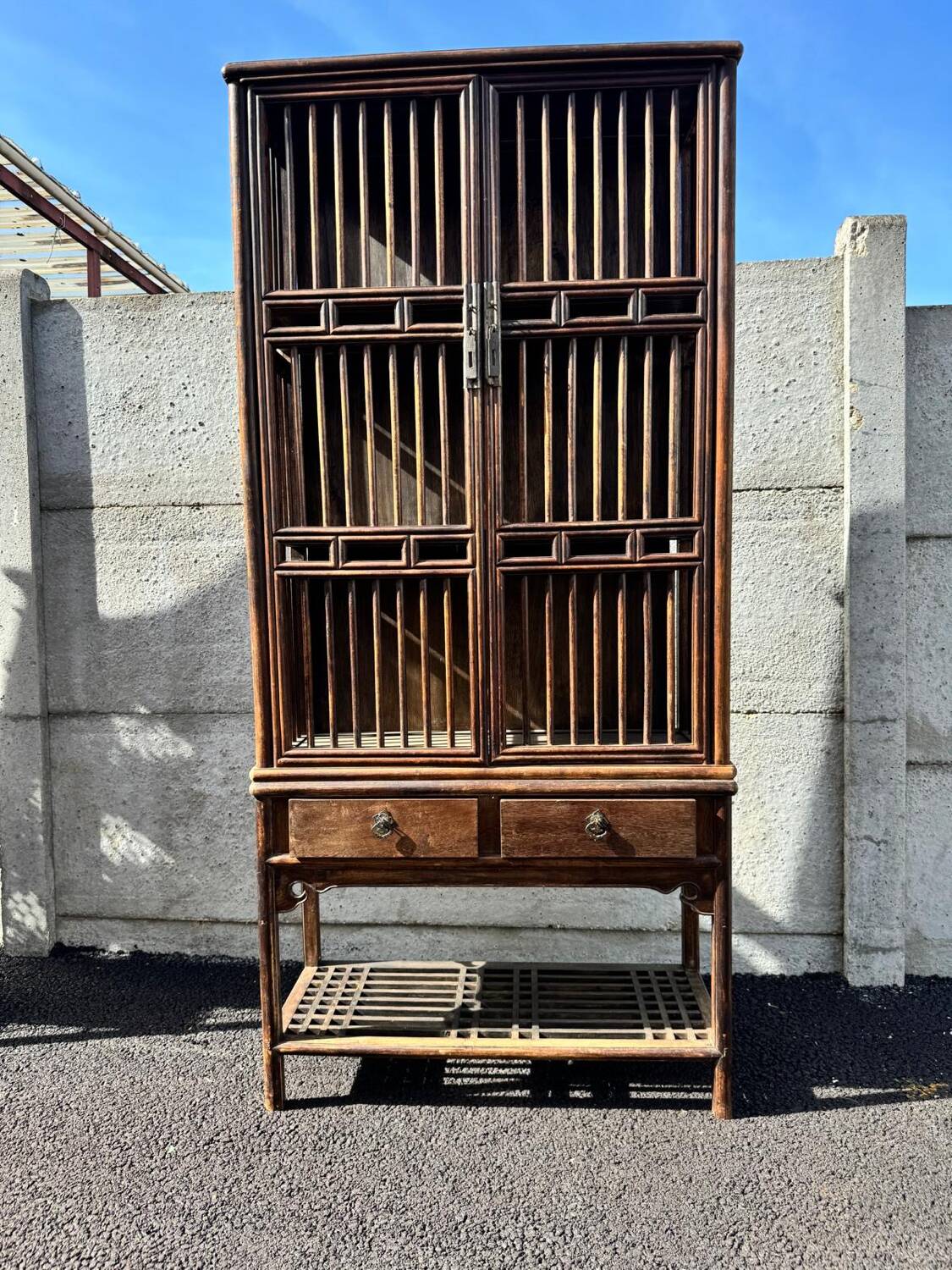 Chinese scholar's furniture circa 1900 in exotic wood