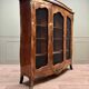 Bookcase Three Doors In Louis XV Style Marquetry XIX Eme Century